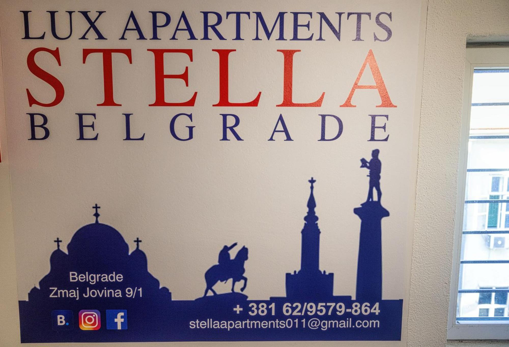 Stella Apartments Bělehrad Exteriér fotografie